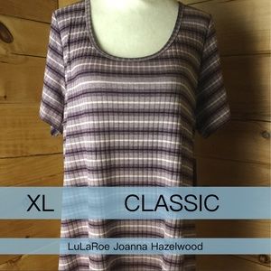 NWT LuLaRoe Purple Classic T XL